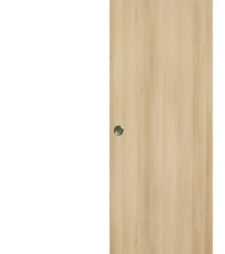Gd Menuiseries Porte Coulissante<Porte Coulissante Honey Oak H204 X L73, Rail Alu, Coquilles
