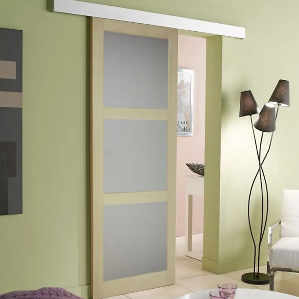 Gd Menuiseries Porte Coulissante<Porte Coulissante Ken Chene 3 Panneaux H204 X L83