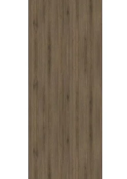 Gd Menuiseries Porte Coulissante Light Walnut H204 X L73, Rail Alu Bandeau Blanc- Porte Coulissante
