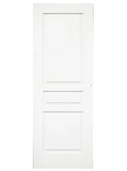Porte coulissante postformée blanc H.204 x l.73 cm- Porte Coulissante