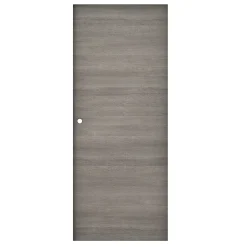 Porte coulissante Summa gris clair H.204 x l.83 cm- Porte Coulissante