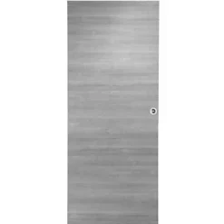 Porte coulissante Summa gris clair H.204 x l.73 cm- Porte Coulissante