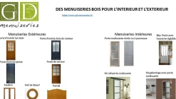 Gd Menuiseries Porte Coulissante Tana Blanc Vitrée H204 X L93- Porte Coulissante
