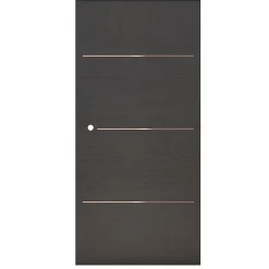 Porte Coulissante<Porte coulissante Triaconta grise H.204 x l.83 cm
