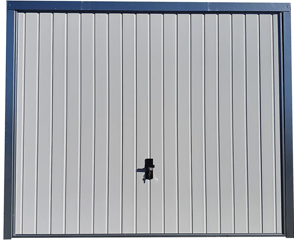 Spadone Porte de garage basculante blanche l.250 x H.200 cm x Ep.20 mm- Porte De Garage Basculante