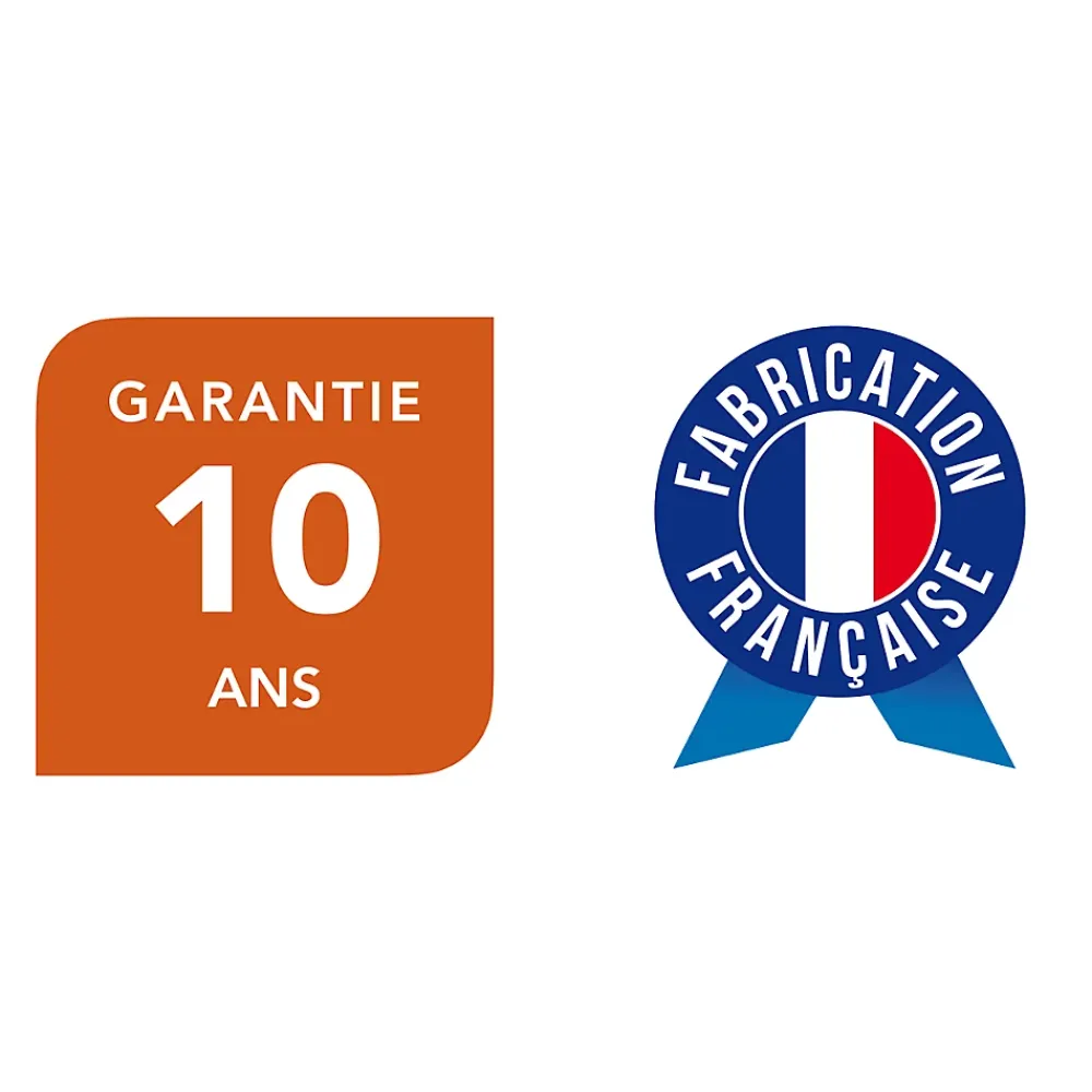 Spadone Porte de garage basculante blanche l.250 x H.200 cm x Ep.20 mm- Porte De Garage Basculante