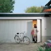 Hormann Porte De Garage Basculante<Porte de garage basculante avec portillon blanc trafic RAL 9016 - l.237,5 x h.200 cm