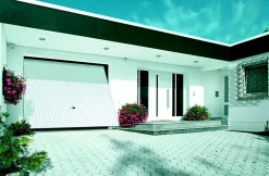 Hormann Porte de garage basculante blanc - l.237,5 x h.200 cm - manuelle (pré-montée)- Porte De Garage Basculante