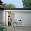 Hormann Porte de garage basculante avec portillon acier blanc trafic ral 9016 - l.237,5 x h.200 cm- Porte De Garage Basculante
