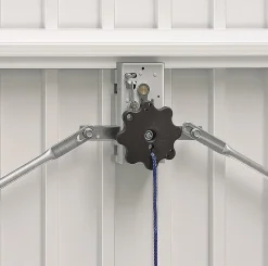 Hormann Porte de garage basculante avec portillon acier blanc trafic ral 9016 - l.237,5 x h.200 cm- Porte De Garage Basculante