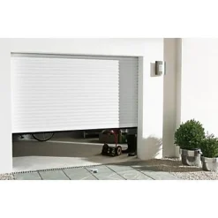 Porte De Garage Enroulable<Porte de garage enroulable aluminium Kiev 2 blanc - L.240 x h.200 cm (en kit)