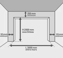 Protecta Porte De Garage Enroulable<Porte de garage motorisée enroulable aluminium Ambre gris H.200 x L.300 cm