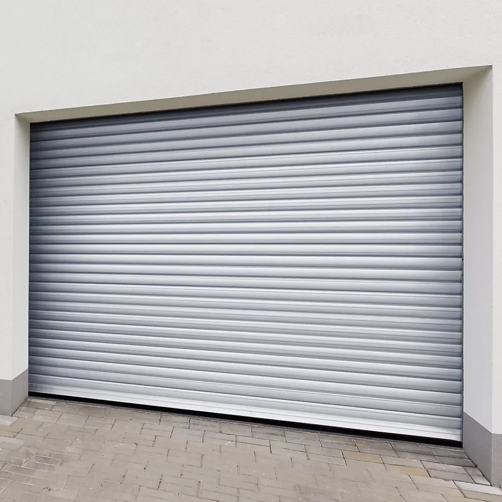 Protecta Porte De Garage Enroulable<Porte de garage motorisée enroulable aluminium Ambre blanc H.200 x L.253,2 cm