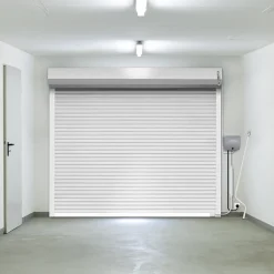 Protecta Porte De Garage Enroulable<Porte de garage motorisée enroulable aluminium Ambre blanc H.200 x L.253,2 cm