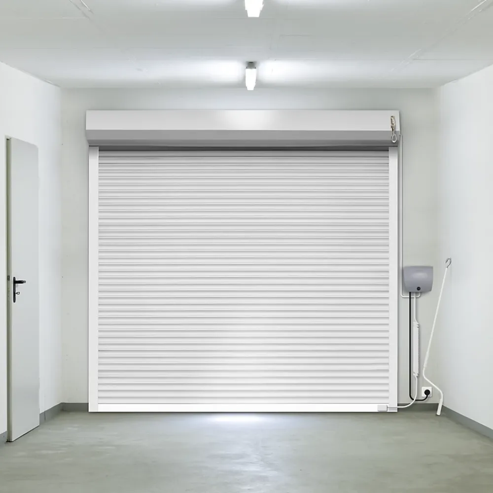 Protecta Porte De Garage Enroulable<Porte de garage motorisée enroulable aluminium Ambre blanc H.300 x L.300 cm