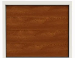 Rentside Porte de Garage Sectionnelle Motorisée 300x200 LIMA - Imitation Bois Mat (Wood Flat)- Porte De Garage Sectionnelle