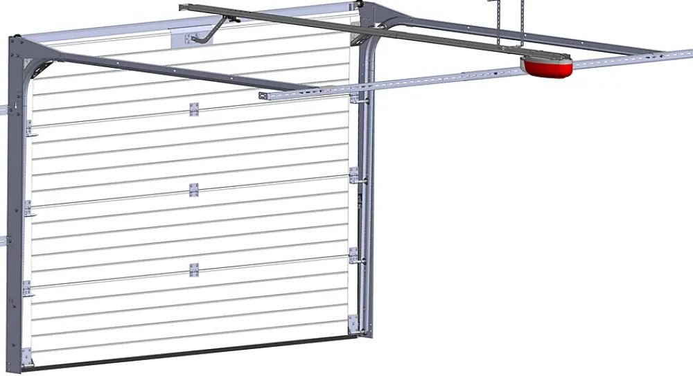 Spadone Porte De Garage Sectionnelle<Porte de garage sectionnelle motorisée Noir 9005 l.300 x H.212,5 cm x Ep.40 mm