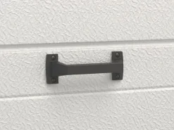 Vente-unique Porte De Garage Sectionnelle<Porte de garage sectionnelle à cassette blanc avec fenêtres motorisée L254 x H218 cm - CAOPAS