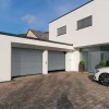 Hormann Porte De Garage Sectionnelle<Porte de garage sectionnelle acier Planar gris aluminium RAL 9007 Matt Deluxe - l.250 x h.212,5 cm - motorisée