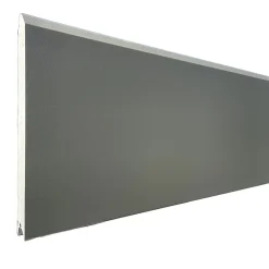 Spadone Porte de garage sectionnelle Gris Quartz 7039 motorisée l.240 x H.200 cm x Ep.40 mm Polygrain- Porte De Garage Sectionnelle