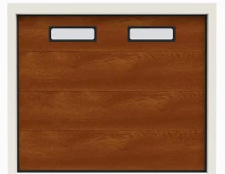 Rentside Porte de Garage Sectionnelle Motorisée 300x300 ANKARA - Imitation Bois Mat (Wood Flat)- Porte De Garage Sectionnelle