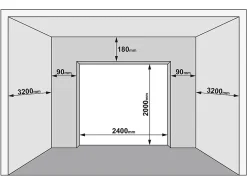 Somfy Porte de garage sectionnelle effet bois anthracite avec moteur L254 x H218 cm - PRIETA- Porte De Garage Sectionnelle