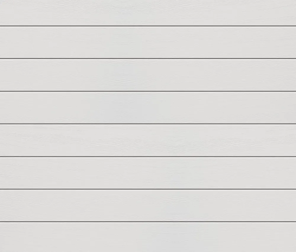 Hormann Porte de garage sectionnelle acier EcoStar blanc trafic RAL 9016 - l.237,5 x h.212,5 cm - motorisée- Porte De Garage Sectionnelle