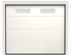 Rentside Porte De Garage Sectionnelle<Porte de Garage Sectionnelle Motorisée 300x300 ANKARA - Blanc sablé