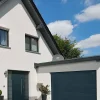 Hormann Porte de garage sectionnelle acier WoodGrain gris anthracite RAL 7016 - l.237,5 x h.212,5 cm - motorisée- Porte De Garage Sectionnelle