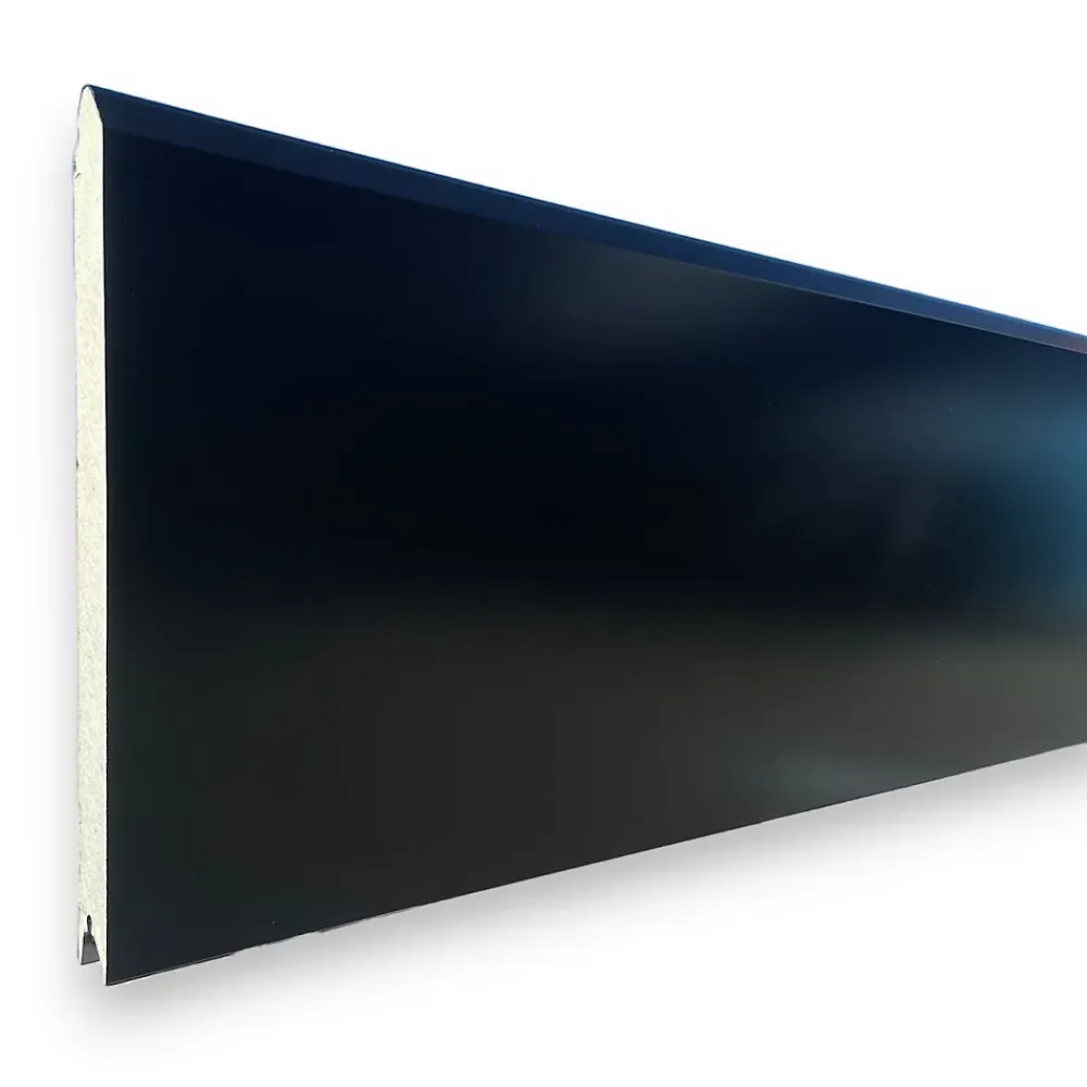 Spadone Porte De Garage Sectionnelle<Porte de garage sectionnelle motorisée Noir 9005 l.250 x H.200 cm x Ep.40 mm
