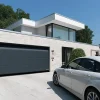 Hormann Porte de garage sectionnelle acier EcoStar gris anthracite RAL 7016 Matt Deluxe - l.237,5 x h.200 cm - motorisée- Porte De Garage Sectionnelle