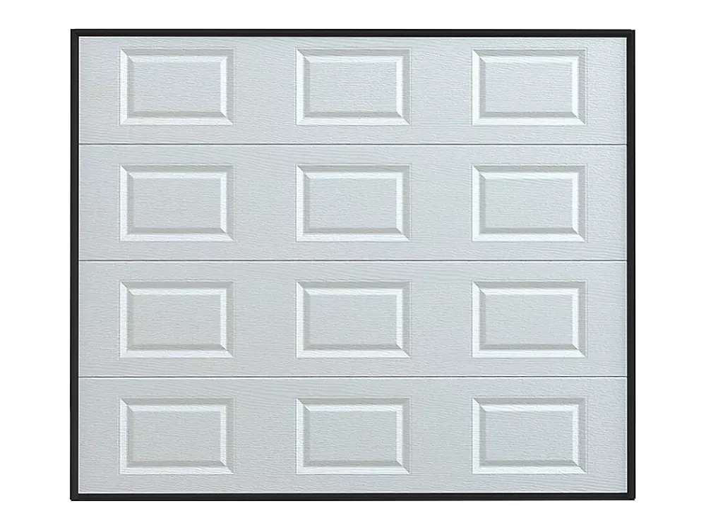 Somfy Porte De Garage Sectionnelle<Porte de garage sectionnelle à cassette blanc avec moteur L254 x H218 cm - CAOPAS