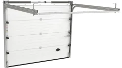 Rentside Porte De Garage Sectionnelle<Porte de Garage Sectionnelle Motorisée 240x200 LIMA - Gris sablé