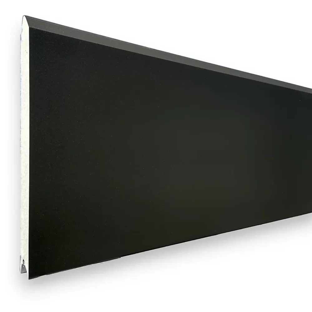 Spadone Porte de garage sectionnelle motorisée Noir 2100 l.240 x H.200 cm x Ep.40 mm- Porte De Garage Sectionnelle