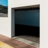 GoodHome Porte De Garage Sectionnelle<Porte de garage sectionnelle à cassettes acier gris RAL 7016 - L.240 x h.200 cm - motorisée (en kit)