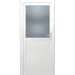 Porte De Service<Porte de service 1/2 vitrée PVC 80 x h.205 cm poussant gauche