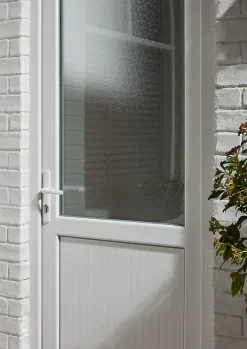 Porte De Service<Porte de service 1/2 vitrée PVC 90 x h.205 cm poussant droit