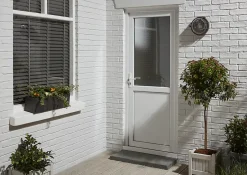 Porte De Service<Porte de service 1/2 vitrée PVC 90 x h.205 cm poussant droit