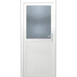 Porte De Service<Porte de service 1/2 vitrée PVC 90 x h.205 cm poussant gauche
