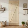 Porte De Service<Porte de service bois 80 x h.200 cm poussant droit