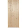 Porte de service bois 90 x h.200 cm poussant gauche- Porte De Service