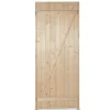 Porte De Service<Porte de service bois 90 x h.200 cm poussant droit