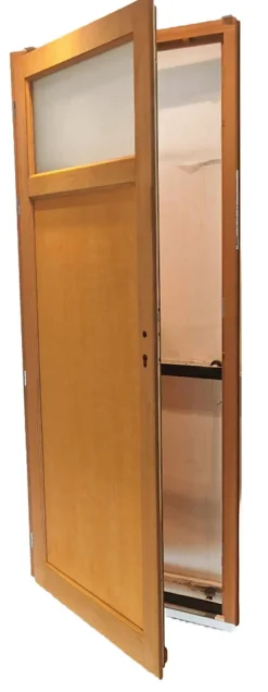 Gd Menuiseries Porte De Service<Porte De Service Bois Pagos, H.200 X L.90 P, Droit