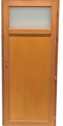Gd Menuiseries Porte De Service<Porte De Service Bois Pagos, H,200xl,90 P,gauche, Poigneeet Barillet (ref 01245f924) Côte Tableau
