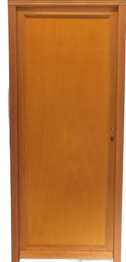 Gd Menuiseries Porte De Service Bois Pleine Armagos, H,200xl,80 Côte Tableau P. Gauche- Porte De Service