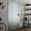 Porte de service non isolée métal 80 x h.200 cm réversible- Porte De Service