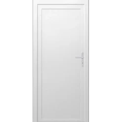 Porte De Service<Porte de service pleine PVC 90 x h.205 cm poussant gauche