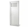Geom Porte De Service<Porte de service pvc 1/4 vitrée Servicio 80 x h.205 poussant droit