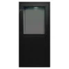 Porte De Service<Porte de service pvc 1/2 vitrée gris anthracite ext. et blanc int. 80 x h.205 cm poussant droit