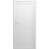 Fral Fermetures Porte De Service<Porte de service PVC blanc L 960mm x H 2000mm ouvant droit